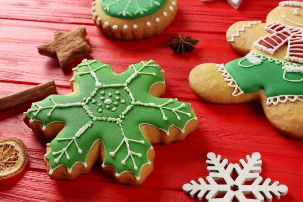 Smakelijke kerstkoekjes — Stockfoto