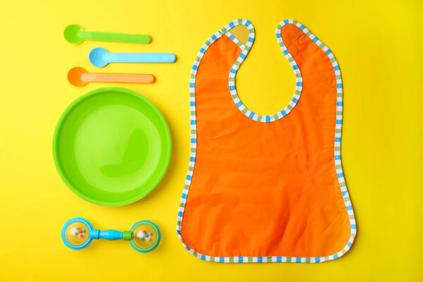 Bright baby tableware 