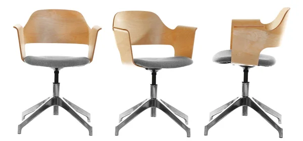 Collage of modern office chairs — Stock Photo, Image