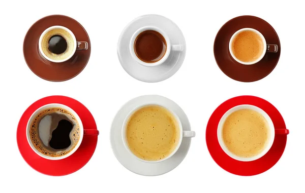 Met lekkere koffie cups — Stockfoto