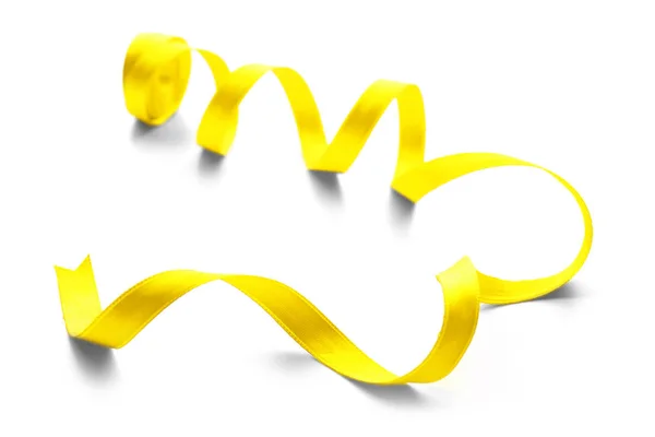 Festive ribbon on white — Stock Photo, Image