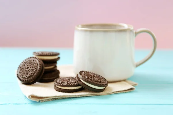 Gustosi biscotti al cioccolato — Foto Stock