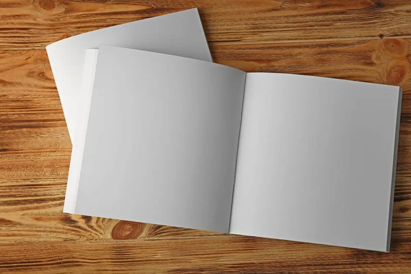White blank brochures — Stock Photo, Image