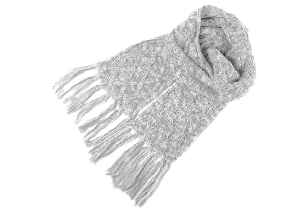 Warme grijze sjaal — Stockfoto