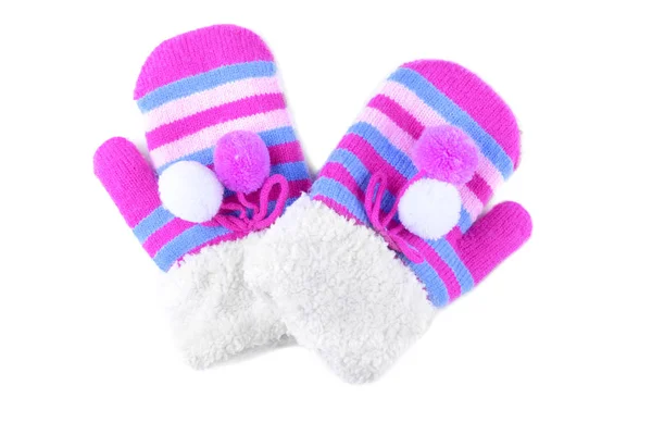 Warm mittens closeup — Stock Photo, Image