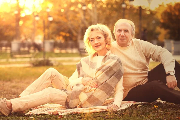 Lovely mature couple — Stock Photo, Image