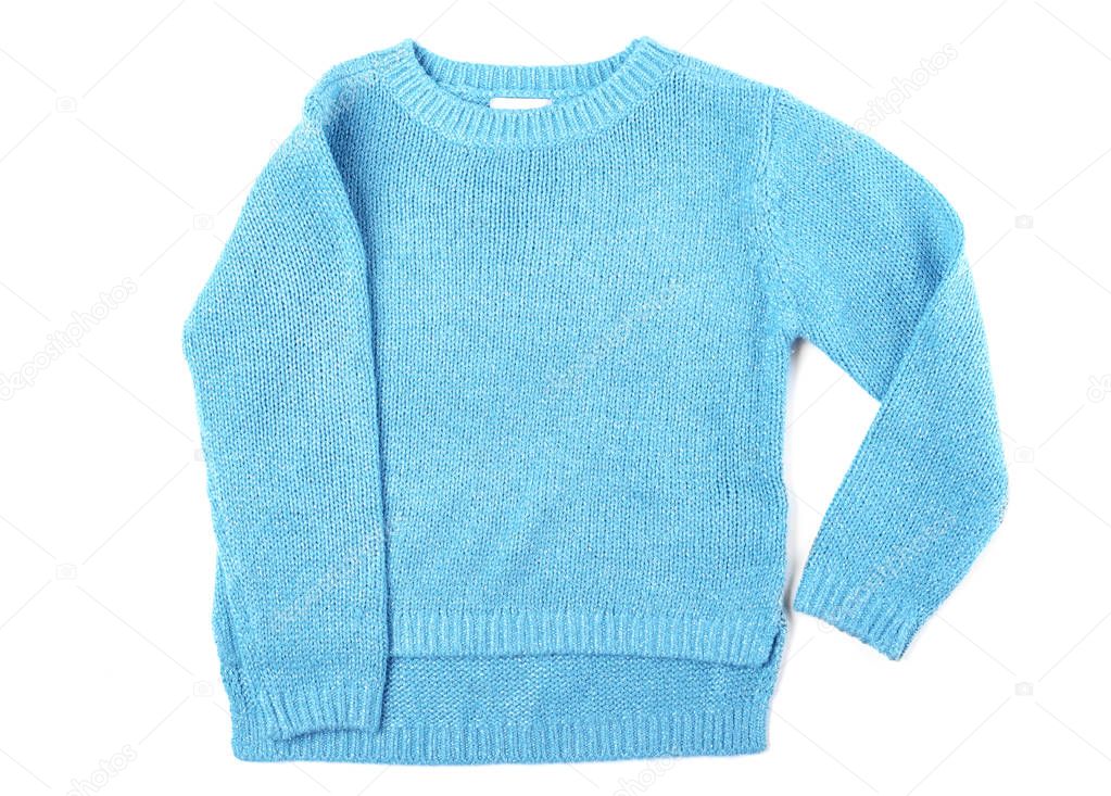 Warm sweater closeup