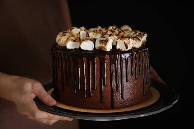 hatmi ile çikolatalı kek