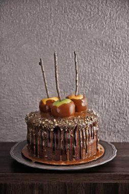 Lezzetli çikolatalı pasta