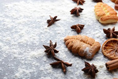 Noel kurabiyeleri bileşimi