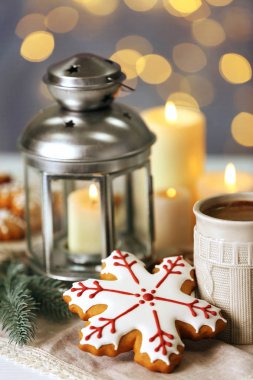 Lezzetli zencefilli kurabiye bileşimi