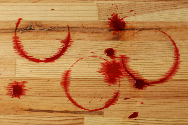 Red wine stains — Stock Photo, Image