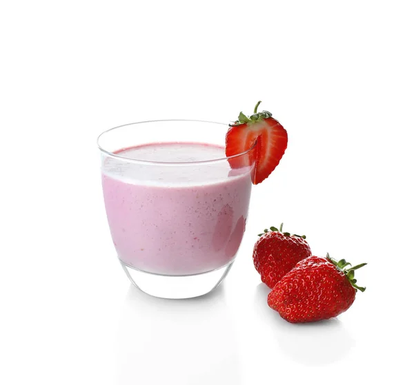 Strawberry milk shake — Stockfoto