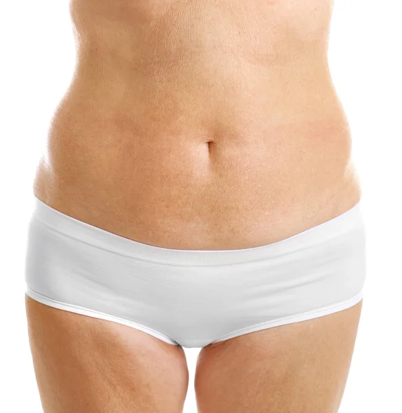 Senior woman body — Stock Photo, Image