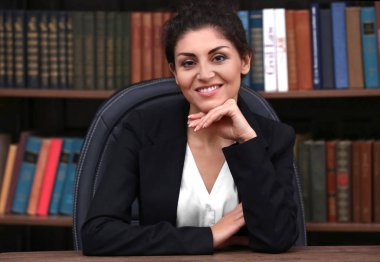 Başarılı bir iş kadını.