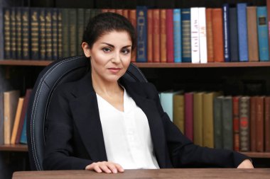 Başarılı bir iş kadını.