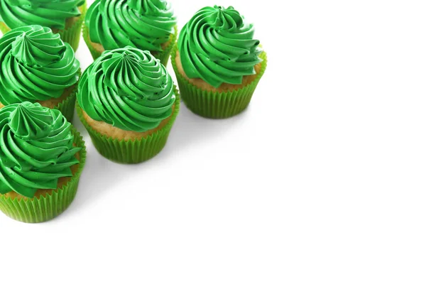 Grön pistage cupcakes — Stockfoto
