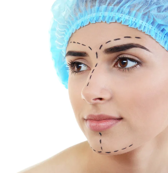 Plastic surgery concept. — Stock Photo, Image