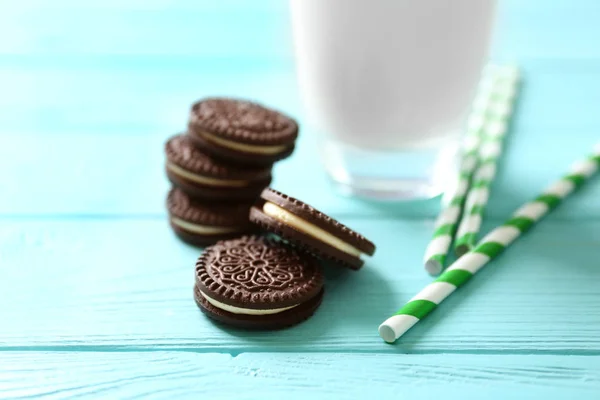 Chutné čokoládové cookies — Stock fotografie