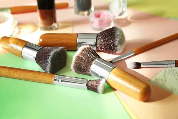 Set of professional make-up brushes — Stock Photo, Image