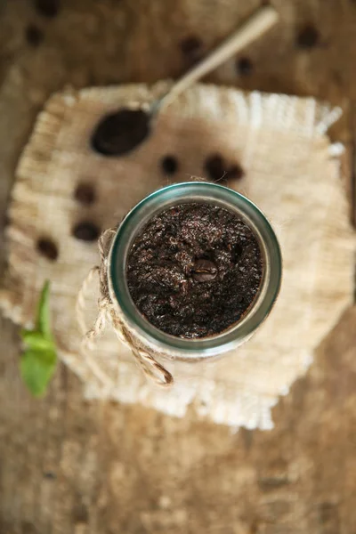 Coffee body scrub — Fotografie, imagine de stoc