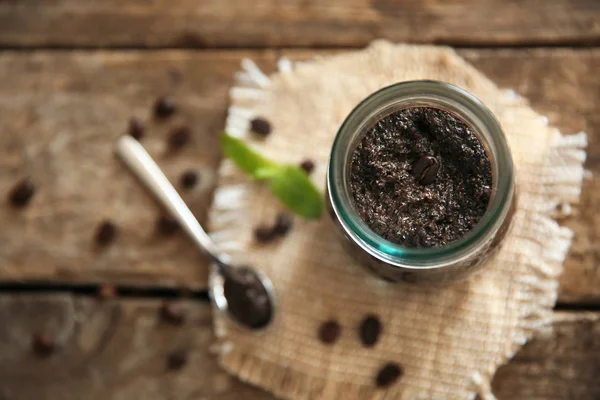 Coffee body scrub — Stock Photo, Image