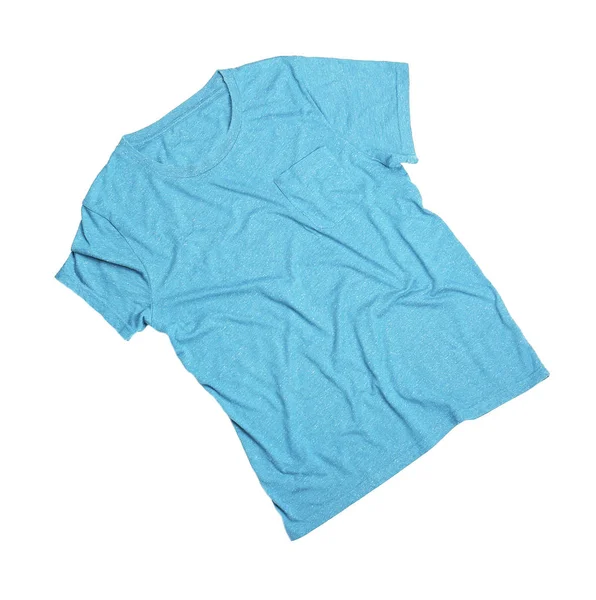 Blank blue t-shirt — Stock Photo, Image