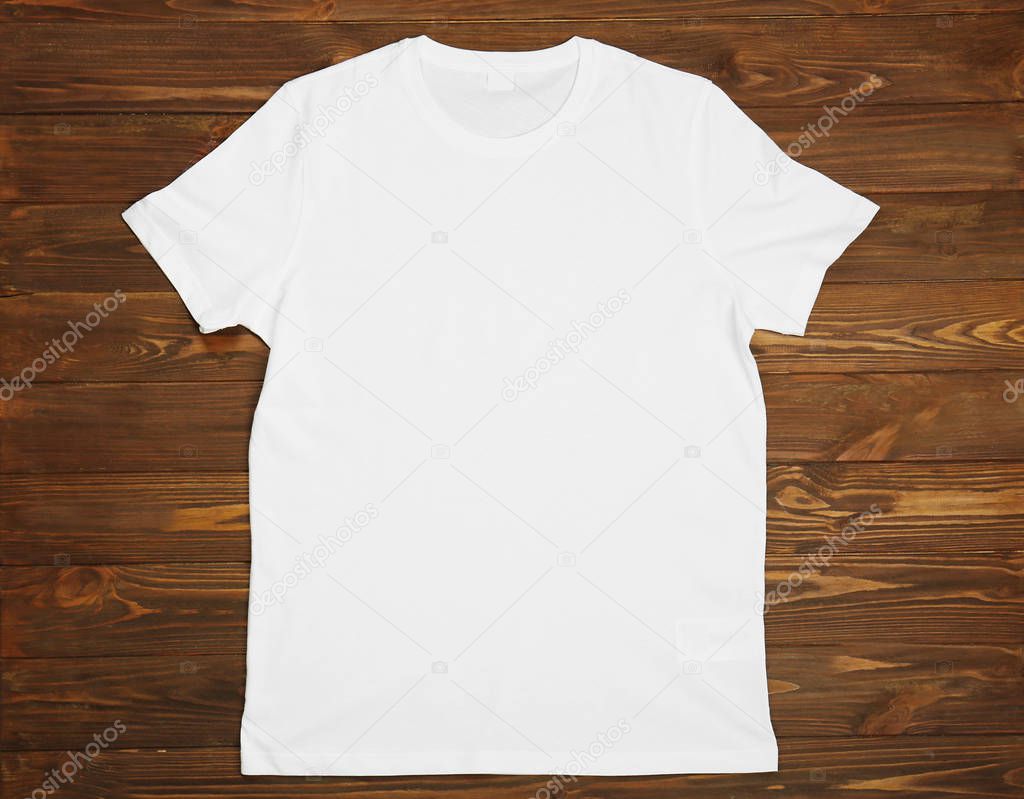 Blank white t-shirt