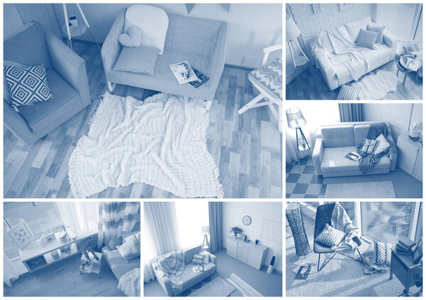 Security CCTV camera in home. Home security system concept