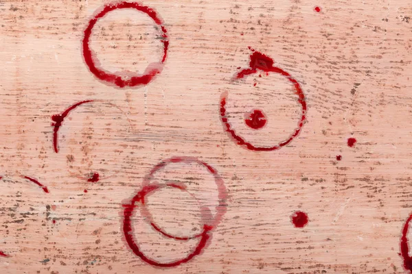 Red wine stains — Stock Photo, Image