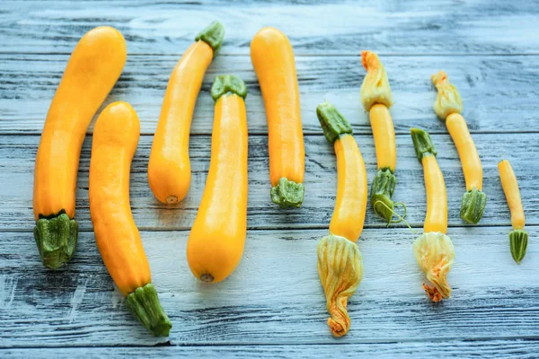 Zucchine fresche gialle — Foto Stock