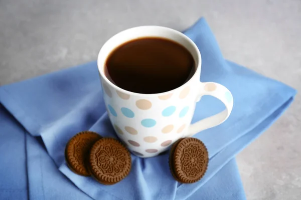 コーヒーとチョコレートクッキー — ストック写真