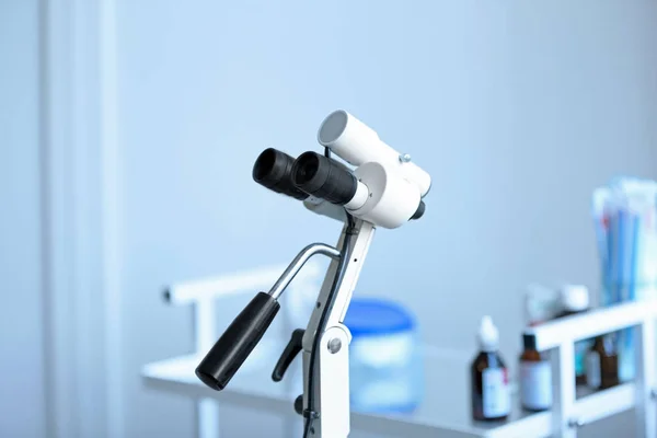 Colposcope in gynecological room — Stock Photo, Image