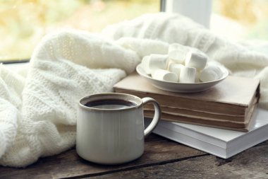 Marshmallow ile sıcak içecek 