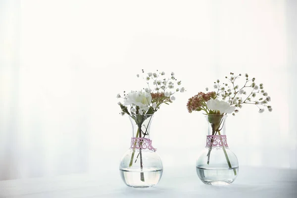 Mini vasos de vidro — Fotografia de Stock