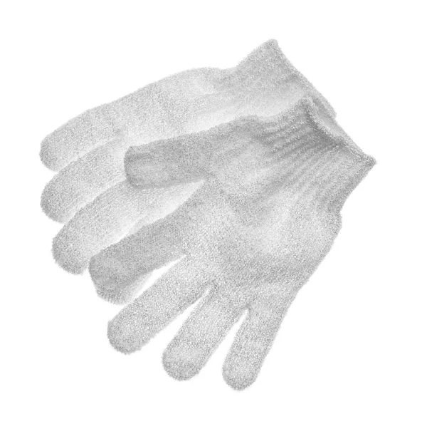 Exfoliating massage glove — Stock Photo, Image