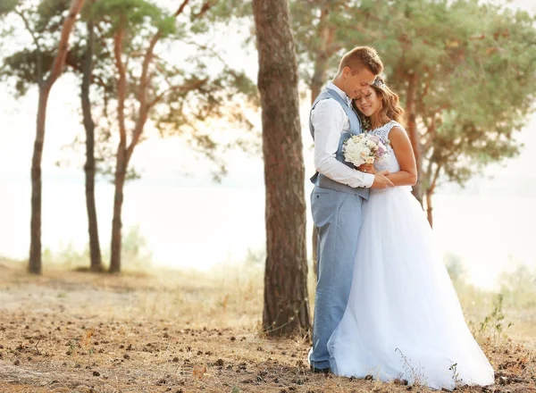 Beau couple de mariage — Photo