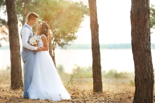 Hermosa pareja de boda — Foto de Stock