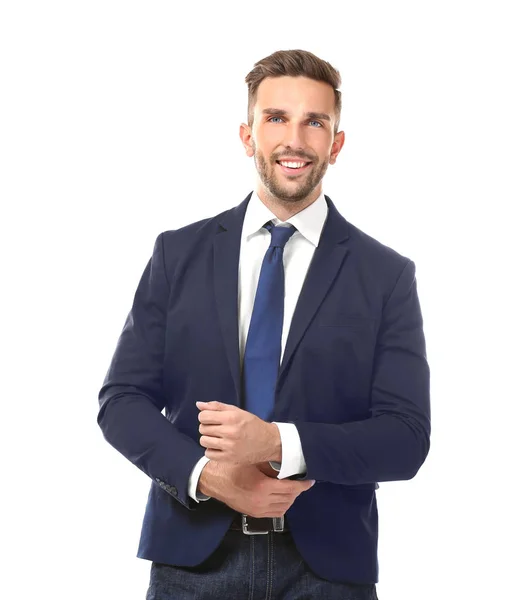 Young handsome businessman — Stock Photo, Image