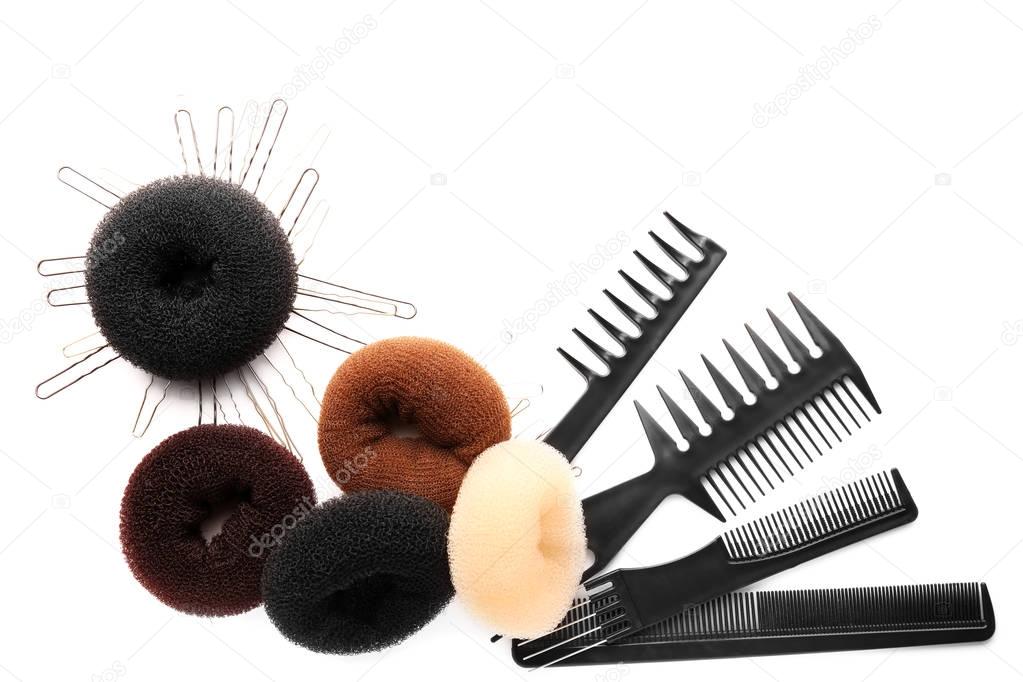 pile of Accessories for hairstyle