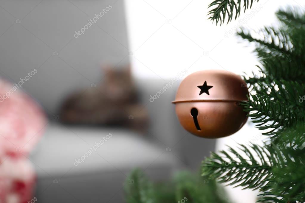 Christmas tree with jingle bell 