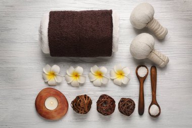 Güzel spa kompozisyonu 