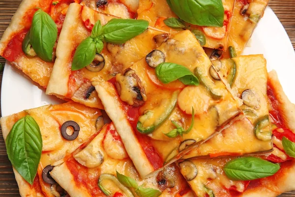 Deliziose fette di pizza — Foto Stock