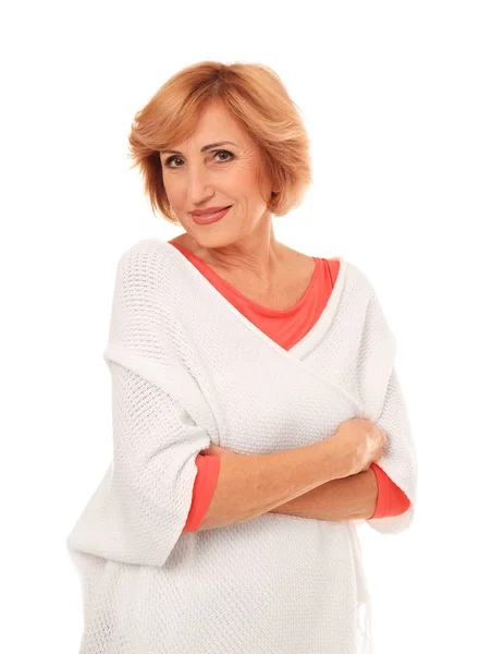 Stylish senior woman — Stock Photo, Image