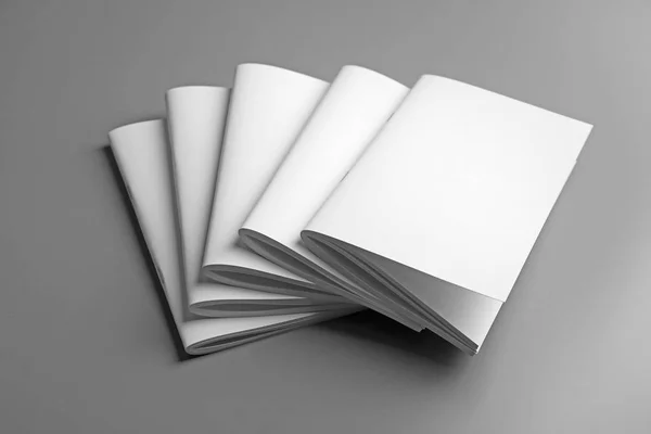 White Blank brochures — Stock Photo, Image