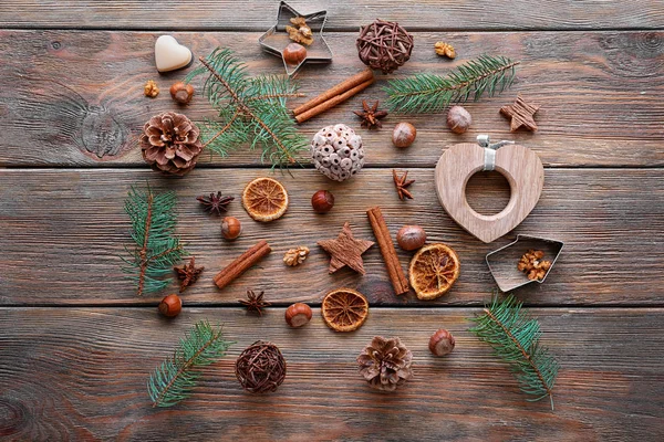 Natural Christmas decor — Stock Photo, Image