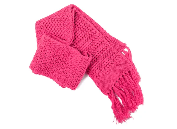 Warm scarf on white — Stock Photo, Image