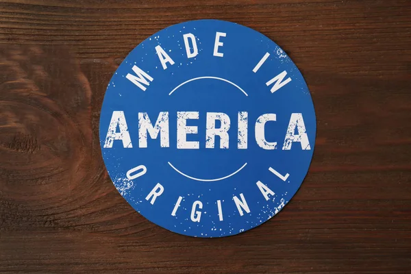 Made In America oryginalny tekst — Zdjęcie stockowe