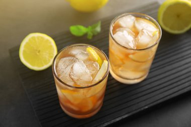 Limonlu buzlu çay