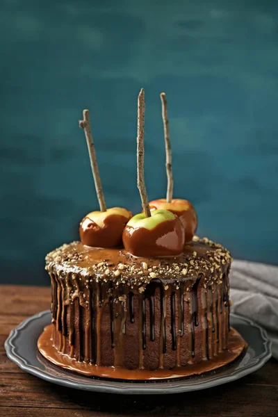 Gâteau au chocolat savoureux — Photo